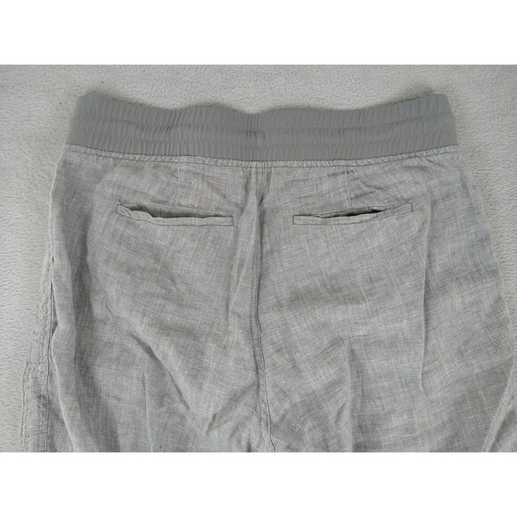 Athleta Cabo Linen Jogger Women's 10 Gray Lightweight 405720-06 - Picture 9 of 9